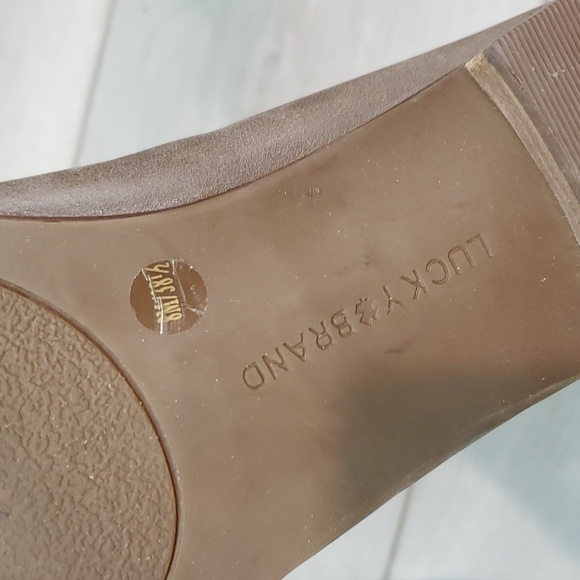 Lucky Brand Womens Cahill Leather Loafer Flats Slip on shoes sz 8M - Picture 11 of 11